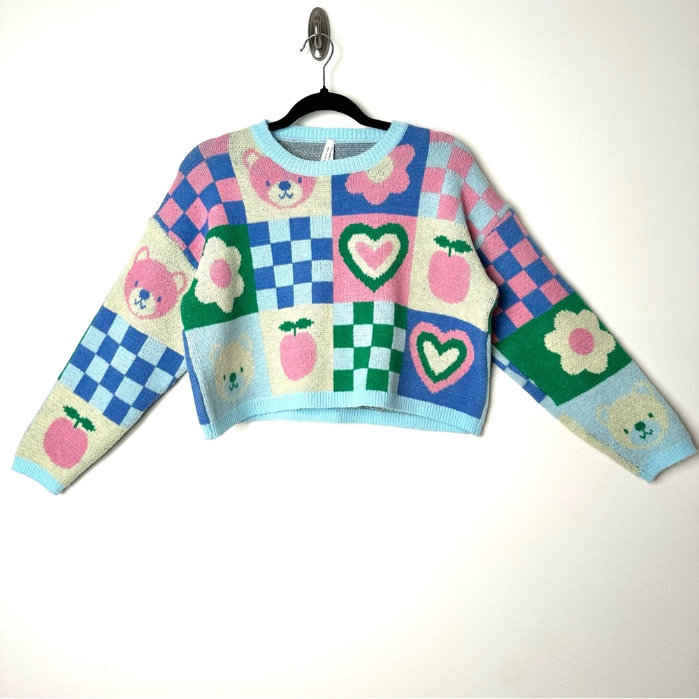 Dreamers Multicolor Patterned Sweater